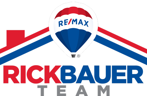RE/MAX Balloon and Rick Bauer Team logo